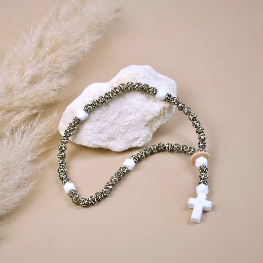 Chapelet et porte-clé Léopard