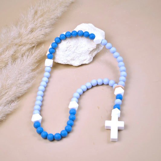 Chapelet bleu 50 cm