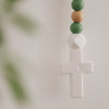 Chapelet vert 33 cm