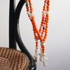Chapelet orange 33 cm