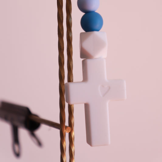 Chapelet bleu 33 cm